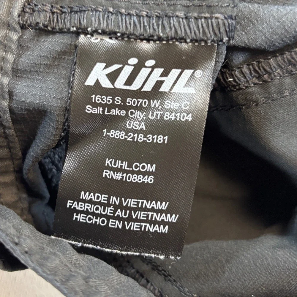 Kuhl Silencr Pants Mens 40x32 Charcoal Gray Ripstop Hiking Outdoor 5166 EUC
